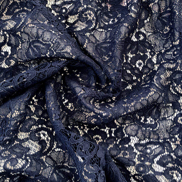 Navy blue lace